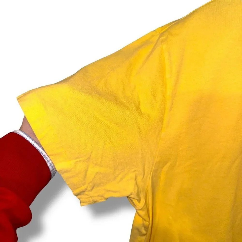 90s Polo Ralph Lauren Spring Yellow Cotton S/S T-Shirt Sz L